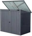 Axi Gartenschrank Oscar Metall 2 x 240, Anthrazit