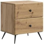 vidaXL Nachttisch Artisan-Eiche 43 x 34,5 x 47,5 cm Holzwerkstoff 895463