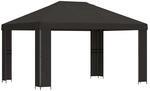 vidaXL Pavillon 4 x 3 m Anthrazit Polyester und Stahl 190 900375