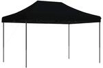 vidaXL Party-Zelt Schwarz 279 x 410 x 315 cm Oxford-Stoff 42023583