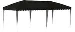 vidaXL Pop-Up Partyzelt 575 x 290 x 245 cm Schwarz 42019788