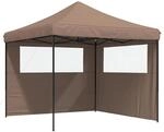 vidaXL Party-Zelt Braun 292 x 292 x 315 cm Oxford-Stoff 42023559