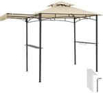 Tectake Grillpavillon Maracaibo Wetterfest Mit Uv Schutz Klappbare Markise