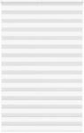 vidaXL Doppelrollo Wei&szlig; 150x230 cm Stoffbreite 145,9 cm Polyester 4014817