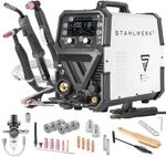 STAHLWERK 6-in-1 Schwei&szlig;ger&auml;t mit Plasmaschneider CTM-250 PULS Pro 200 Ampere
