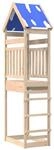 vidaXL Spielturm Braun 52,5 x 85 x 265 cm Massives Kiefernholz 3417184