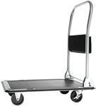Tectake Plattformwagen Klappbarer Handgriff Mit Aufbewahrungsfach 2 Block und 2