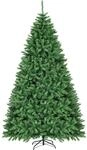 Costway K&uuml;nstlicher Weihnachtsbaum mit Metallst&auml;nder 270 cm