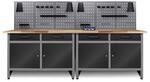 Ondis24 Werkstatt Set Werner 240cm + 2 Jochen+Steckdose