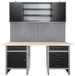 Ondis24Werkstatt Set Harry 160 cm mit Sitzraum Melamin