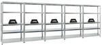 PROREGAL Mega Deal 5x Schwerlastregal Steel Eagle HxBxT 180 x 100 x 40 cm Fachlast
