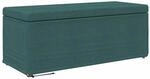 vidaXL Hocker Dunkelgr&uuml;n 101 x 41 x 40 cm Stoff und Pressholz 876791