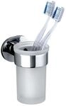 Wenko Zahnputzbecherhalter Maribor UV-Loc&reg; Silber Gl&auml;nzend