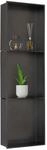 Dalsys Wandnische Edelstahl Moderne Duschnische 30x100x12cm Schwarz