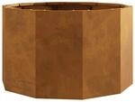 vidaXL Pflanzk&uuml;bel Rostig 60 x 60 x 35 cm Wetterfeststahl 883744