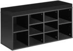 Tectake Schuhschrank Max F&uuml;r 10 Paar Schuhe Mit Abnehmbarem Sitzpolster 103 50 x 30