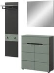 Inn.Furn Garderoben-Set 3-teilig in Salbei und Grau 140 cm Cooper