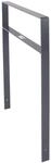 TRUTZHOLM Fahrradanlehnb&uuml;gel 114 x 77 cm Flachstahl 13 mm Anthrazit Typ H