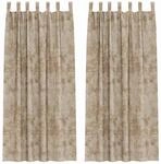 vidaXL Vorh&auml;nge 2 Stk Champagner 245 x 140 cm Samt 4107746