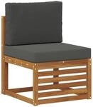 vidaXL Outdoor Mittelsofa Massivholz Akazie Natur 900492