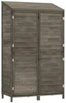 vidaXL Ger&auml;teschuppen Anthrazit 102x52x174,5 cm Massivholz Tanne 1156741