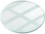 Tulup Tischplatte Ersatzplatte aus Glas f&uuml;r Tisch 90x90 cm Transparente Glasplatte