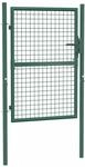 vidaXL Zauntor Stahl 100x125 cm Gr&uuml;n 145733