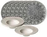 Ritzenhoff & Breker Rimini Gourmet-Set 12-teilig Mandala Stone