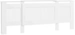 HOMCOM Heizk&ouml;rperverkleidung Spanplatte MDF Wei&szlig; 201L x 19B x 81,5H cm