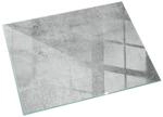 Tulup Glasplatte f&uuml;r Kamin Rohbetonstruktur Glas unter Kamin Rechteck 60x40 cm...