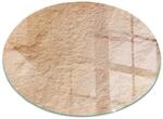 Tulup Glasplatte f&uuml;r Kamin Natursteinstruktur Glasbodenplatte f&uuml;r Kamin&ouml;fen...