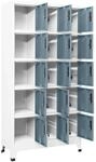 vidaXL Schlie&szlig;fachschrank Hellgrau und Dunkelgrau 90x40x180 cm Stahl Modell 1