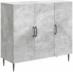 vidaXL Sideboard Betongrau 89 x 34,5 x 80 cm Holzwerkstoff 894878