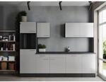 Respekta K&uuml;chenzeile Oliver 280 cm Wei&szlig; ohne E-Ger&auml;te