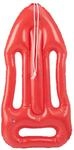 Relaxdays Rettungsboje Kunststoff Rot Aufblasbar 7 cm x 30 cm x 64 cm 0,1 kg