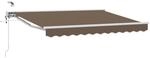 vidaXL Elektrische Ausziehbare Markise Taupe 3,5 x 2,5 m 3426014