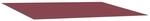 vidaXL Markisenersatzstoff Bordeauxrot 300 x 250 cm Polyester 3444251