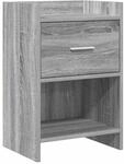 vidaXL Nachttische Grau Sonoma 40 x 30 x 60 cm Holzwerkstoff 8010989