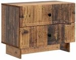 vidaXL Nachttisch Altholz 62 x 34,5 x 47,5 cm Holzwerkstoff 893863