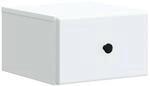 vidaXL Wandmontierter Nachttisch Wei&szlig; 34,5 x 33 x 20 cm Holzwerkstoff 899105