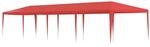 vidaXL Partyzelt Rot 1200 x 300 x 255 cm PE und Stahl 42032992