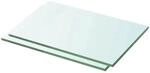 vidaXL Regalb&ouml;den 2 Stk Glas Transparent 30x15 cm 3051548
