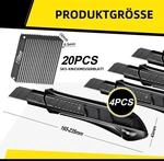 CCLIFE 18mm Abbrechmesser Set mit Sicherheitsverriegelung 20 Klingen und