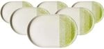 Ritzenhoff & Breker Trio Servierplatte 30 x 20 cm 6er Set Gr&uuml;n