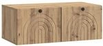 vidaXL Wandmontierter TV-Schrank Artisan-Eiche 78,5 x 41 x 30 cm 898184
