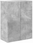 vidaXL TV-Wandschrank Beton Grau 59,5 x 31 x 80 cm Holzwerkstoff 892362