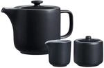 Ritzenhoff & Breker Jasper Teezubeh&ouml;r Set 3-teilig Schwarz