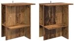 vidaXL Couchtisch 2 Stk Altholz 40 x 30 x 49 cm Holzwerkstoff 8001076