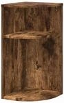 vidaXL Beistelltisch Ger&auml;ucherte Eiche 29,6 x 29,6 x 60 cm 891125