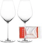 Spiegelau Hi-Lite Universalglas 510 ml 2er Set mit Poliertuch